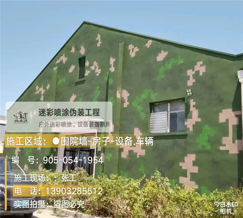 襄阳外墙数码迷彩漆施工报价清单（100㎡标准墙面测算）